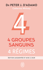 4 groupes sanguins, 4 régimes