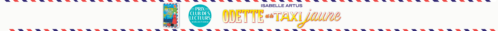 Bandeau Odette et le taxi jaune - Mars 2023