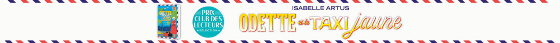 Bandeau Odette et le taxi jaune - Mars 2023
