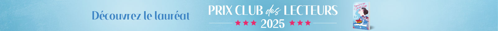 Juin 2025 - Lauréat prix club des lecteurs 2025