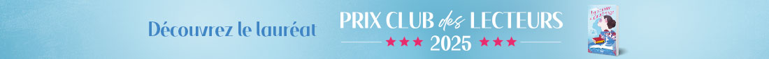 Juin 2025 - Lauréat prix club des lecteurs 2025